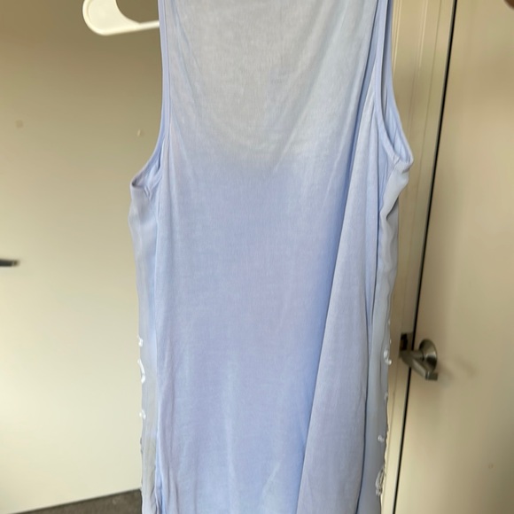 NWT EXPRESS lavender sequin beaded top size small - Picture 4 of 5